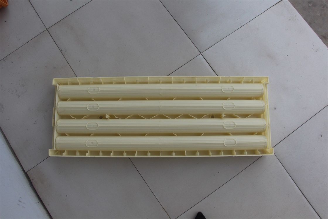 Cajas amarillas claras de la base del HQ/resistencia fuerte de la temperatura de la bandeja de la base de Plsatic
