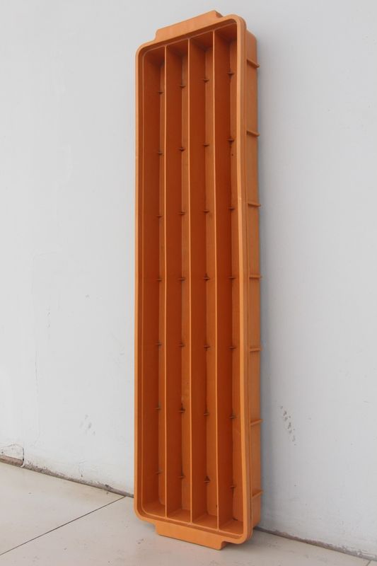Cajas plásticas de la base del tamaño de base de PQ/bandejas anaranjadas de la base del taladro para el almacenamiento de base